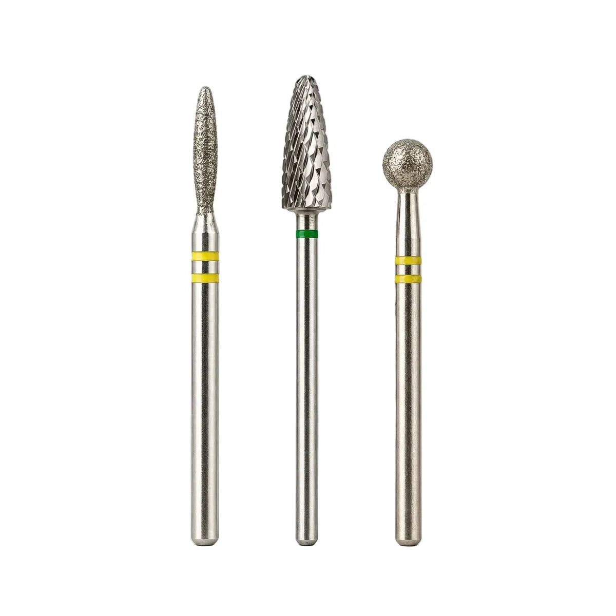 Professional e-file drill bits collection at NailGlow Supplies