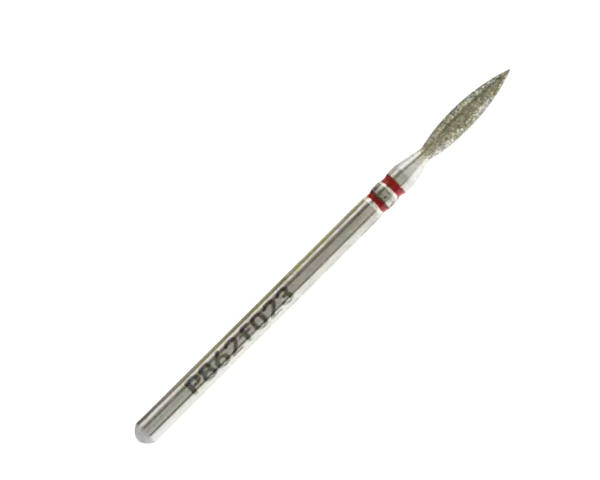 Nisima Diamond Nail Drill Bit Flame, 2.3 mm, Fine