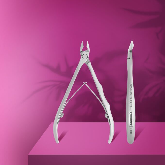 STALEKS PRO EXPERT 20 stainless steel professional cuticle nippers with 8 mm blades