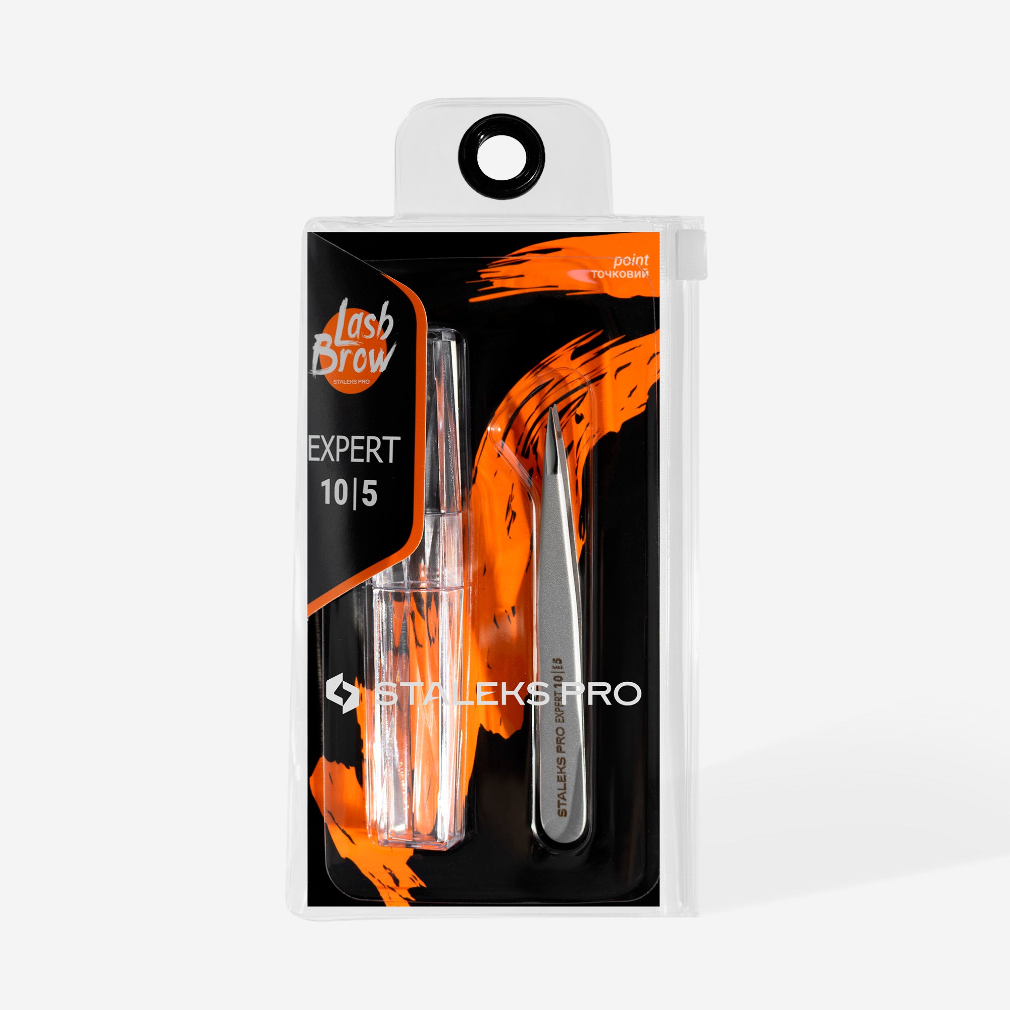 STALEKS PRO EXPERT 10 TYPE 5 professional pointed eyebrow tweezers 