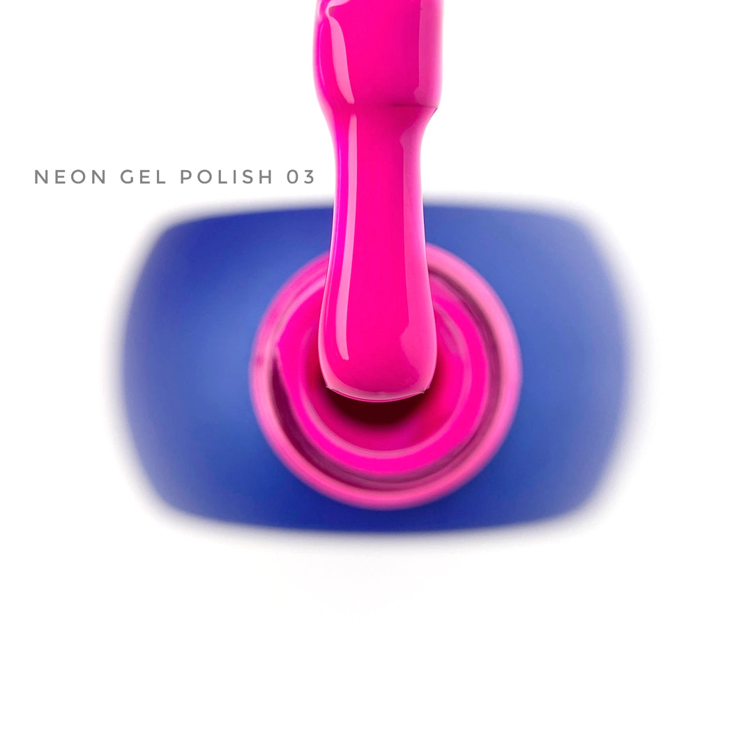 Touch Neon Gel polish 9 ml, - Hot Pink