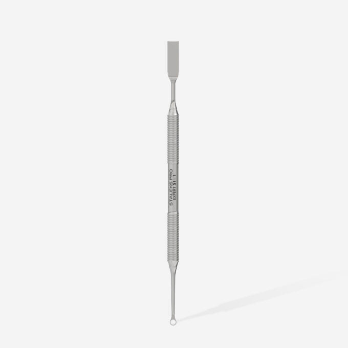STALEKS PRO EXPERT 51 TYPE 1 stainless steel flat and loop manicure pusher