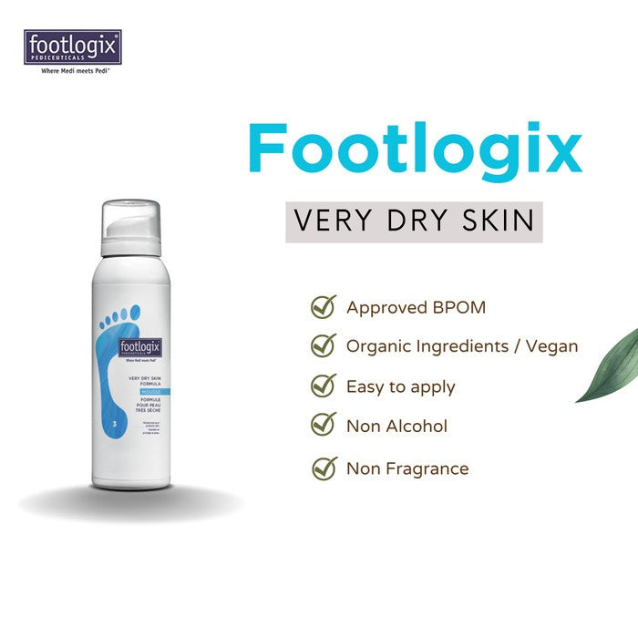 Footlogix Very Dry Skin Formula, 125 ml product packaging