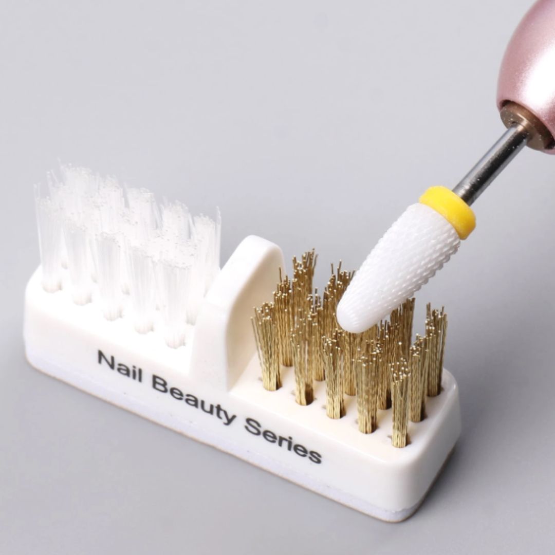 Copper Wire E-File Bit Cleaning Brush