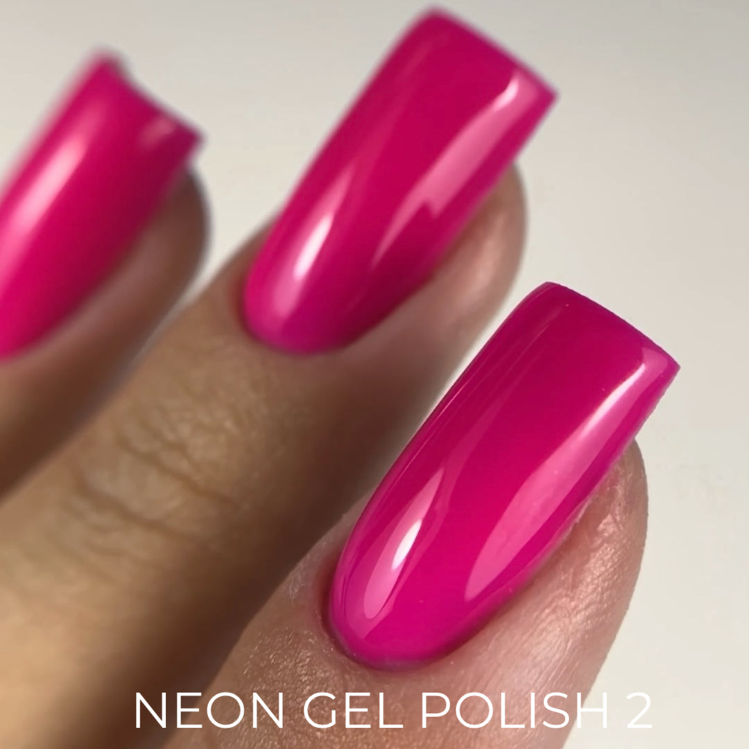 Touch Neon Gel polish, 9 ml - pink manicure