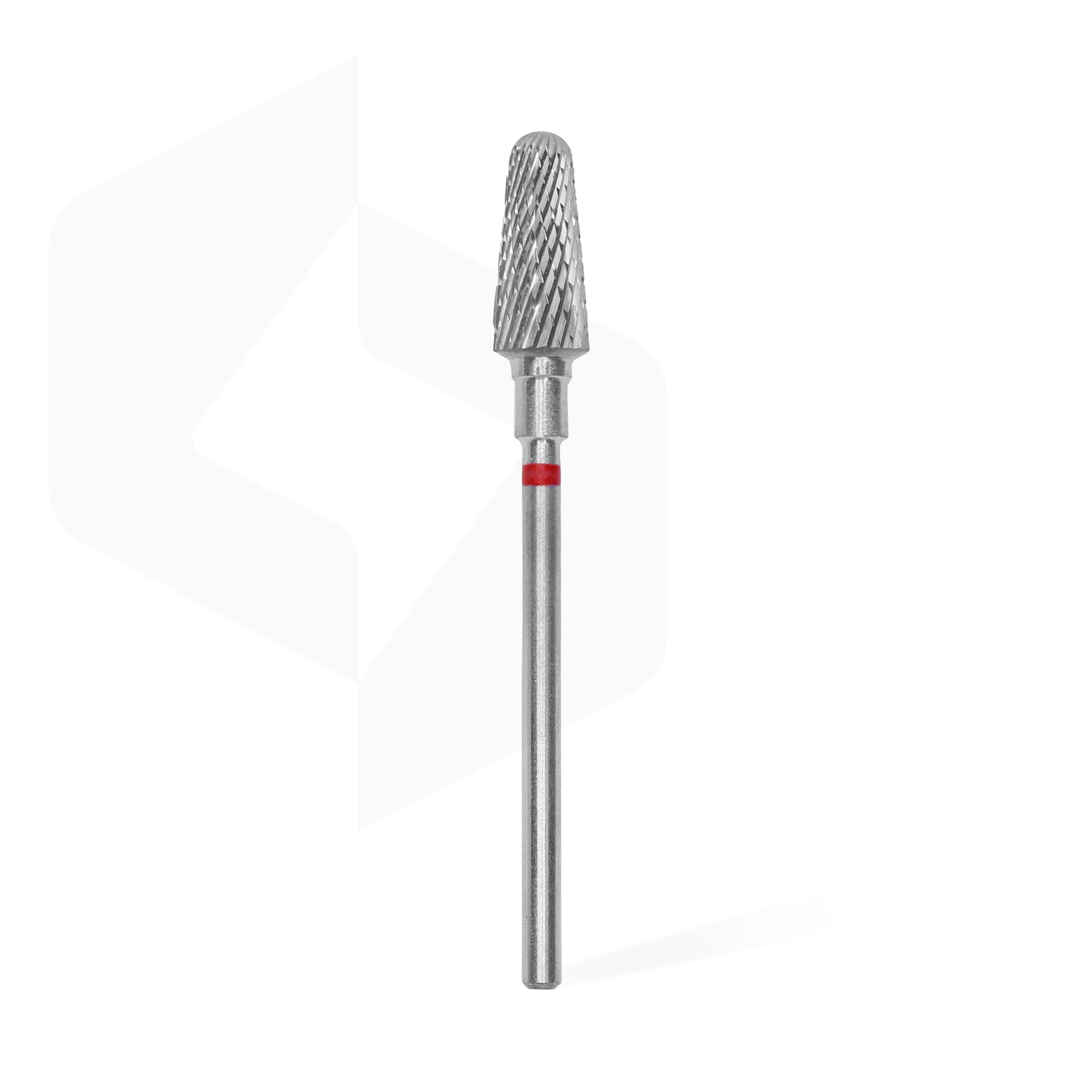 STALEKS PRO EXPERT red frustum carbide nail drill bit, 6 × 14 mm