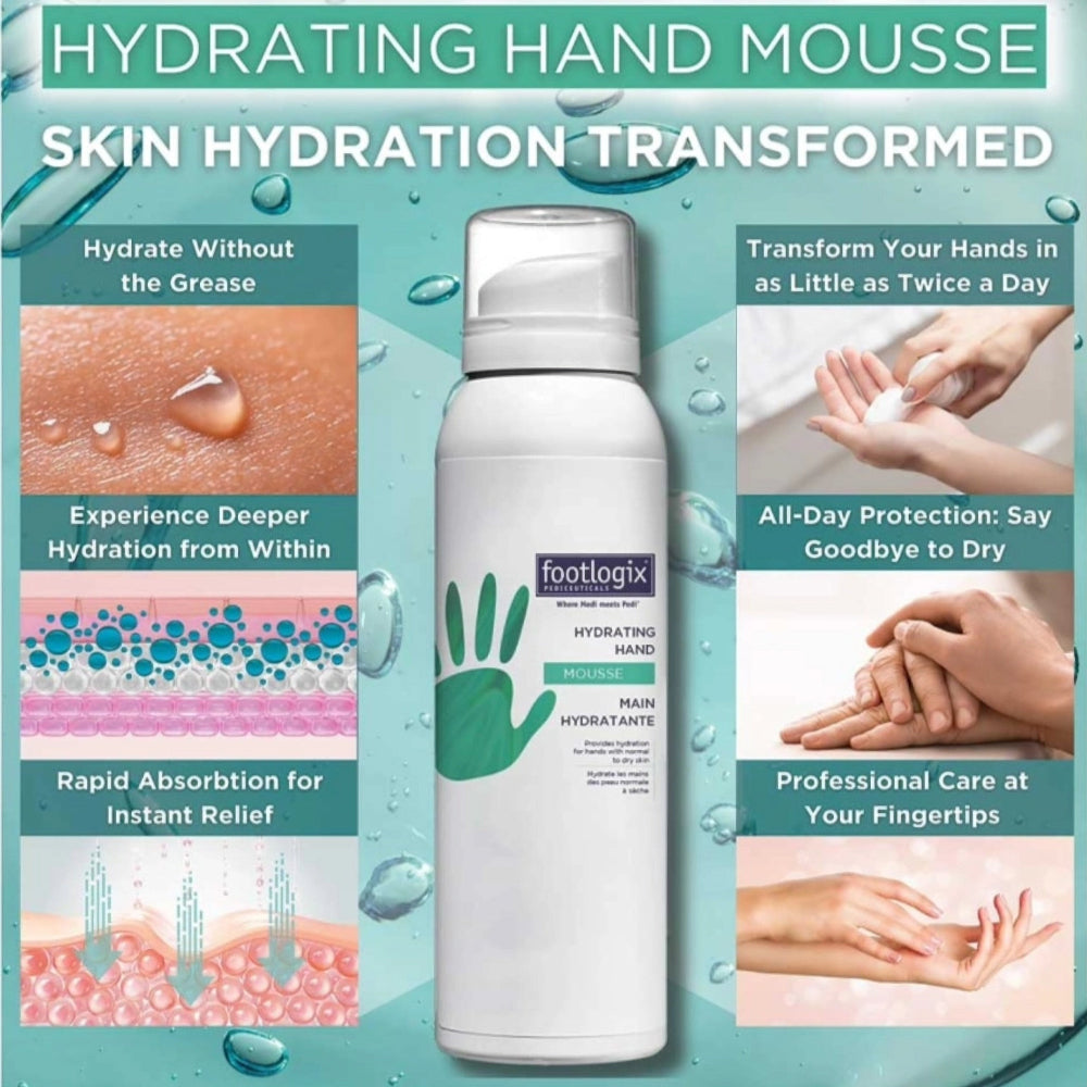 Footlogix Hydrating Hand Mousse, 125 ml product information