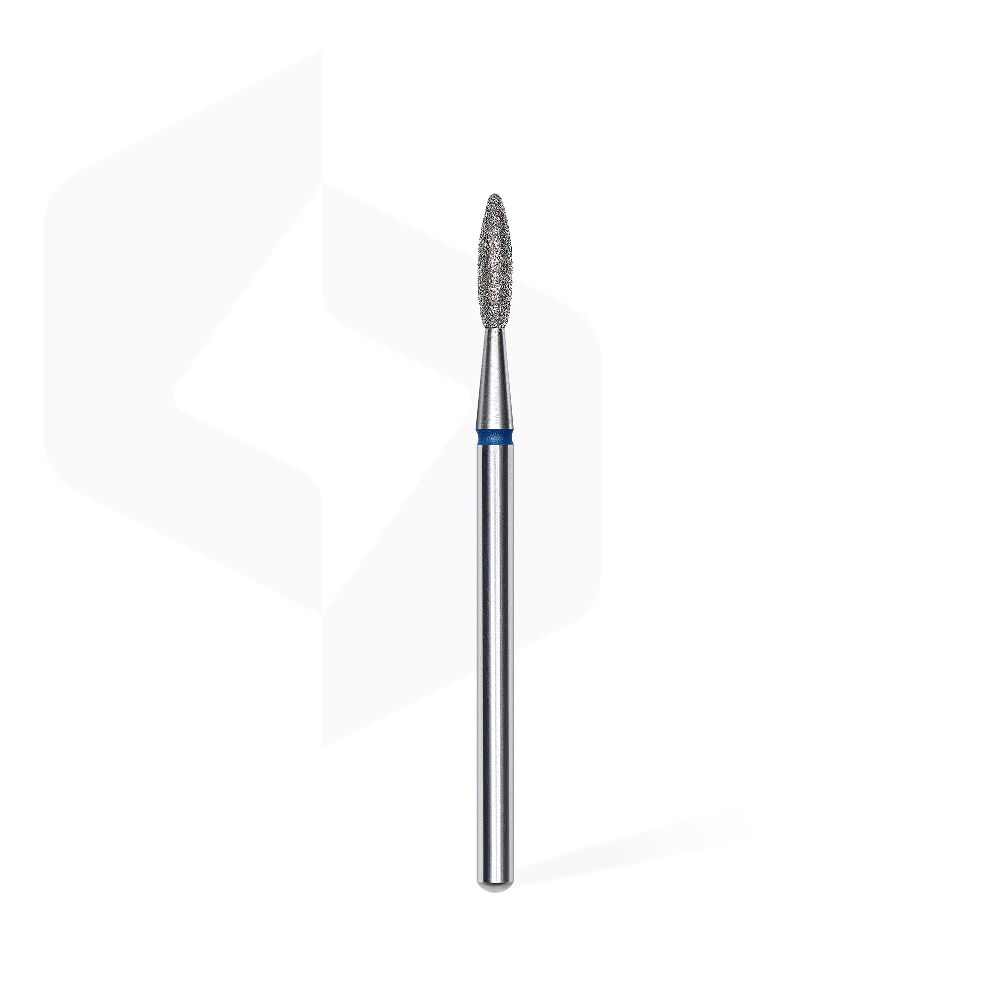 STALEKS PRO EXPERT blue flame diamond nail drill bit, 2.1 × 8 mm