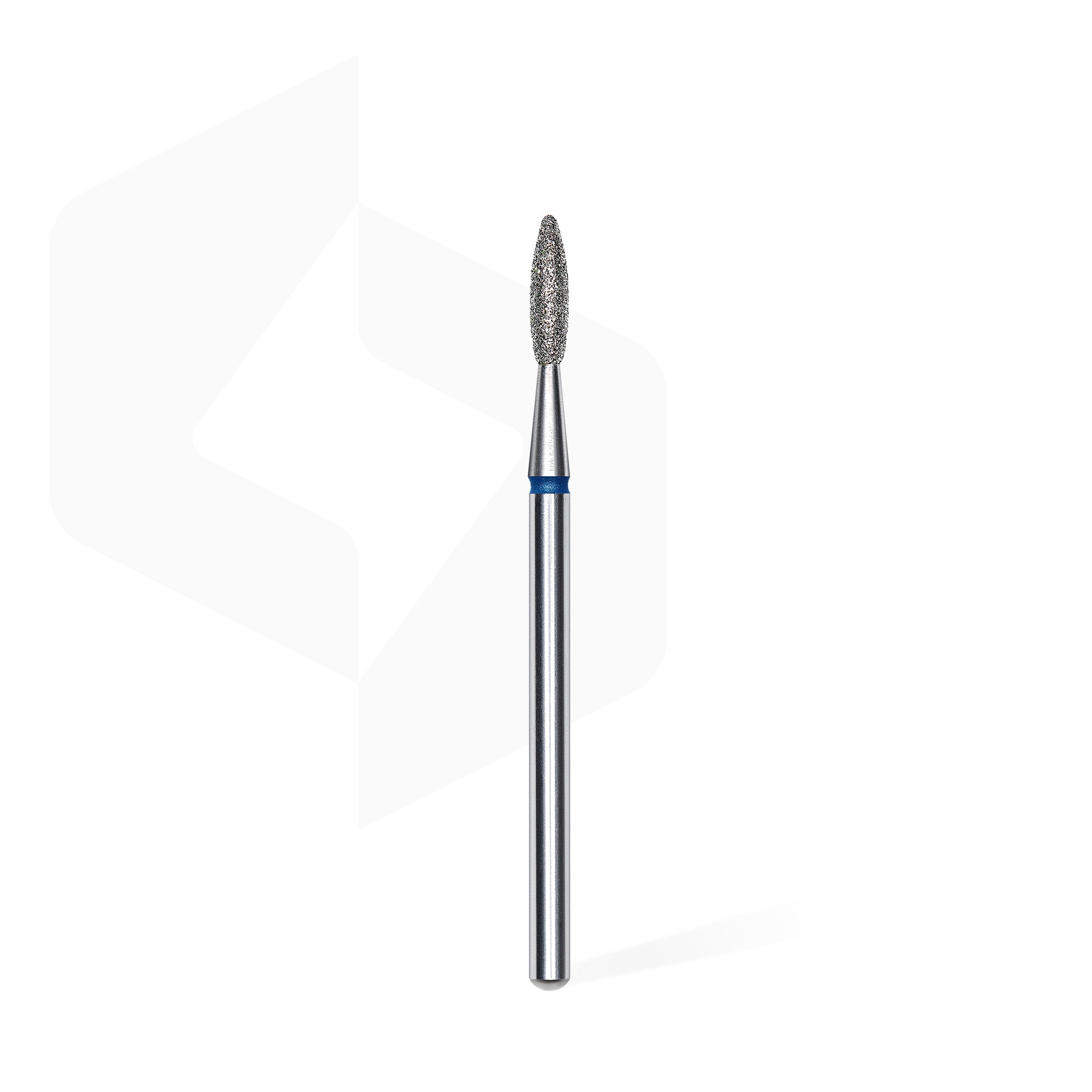 STALEKS PRO EXPERT blue flame diamond nail drill bit, 2.1 × 8 mm