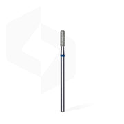 STALEKS PRO EXPERT blue rounded cylinder diamond nail drill bit, 2.3 × 8 mm