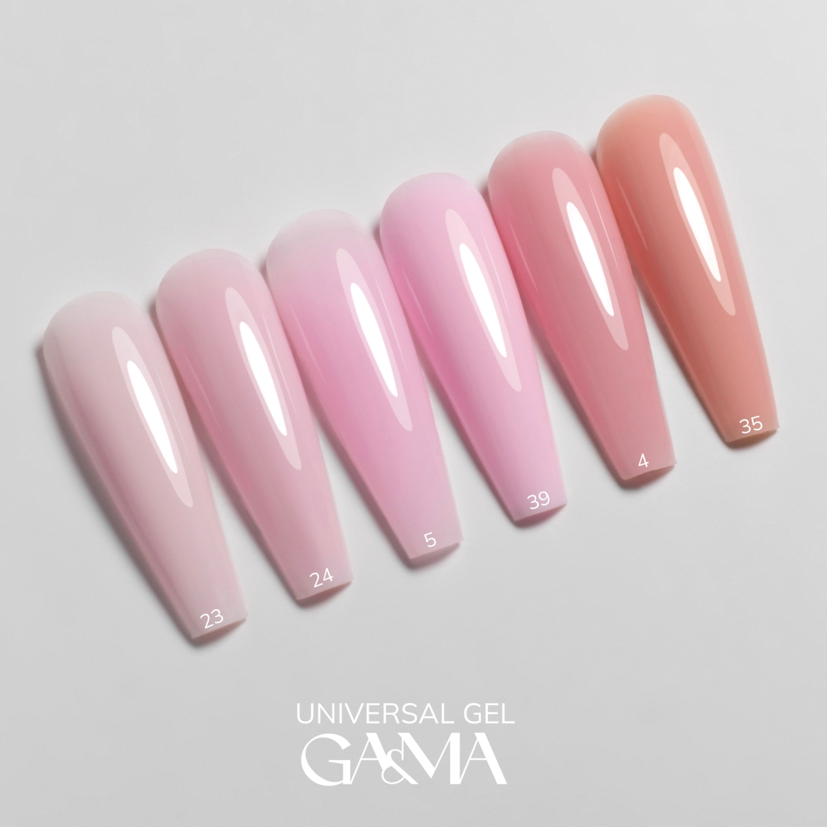 GA&MA Universal Gel, 15 ml - colour swatch