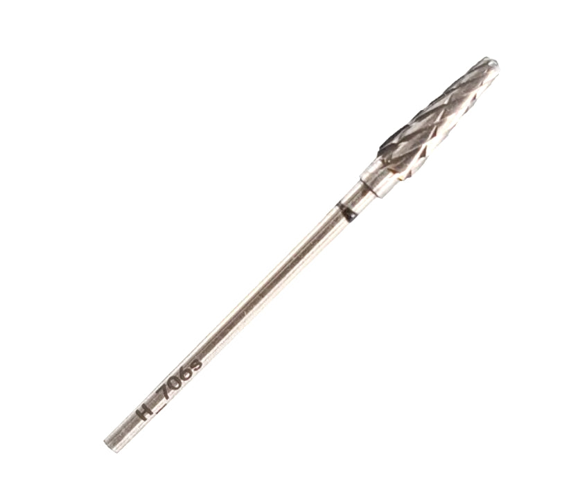 Nisima Carbide Nail Drill Bit Rounded Cone, 4 mm, Super Coarse