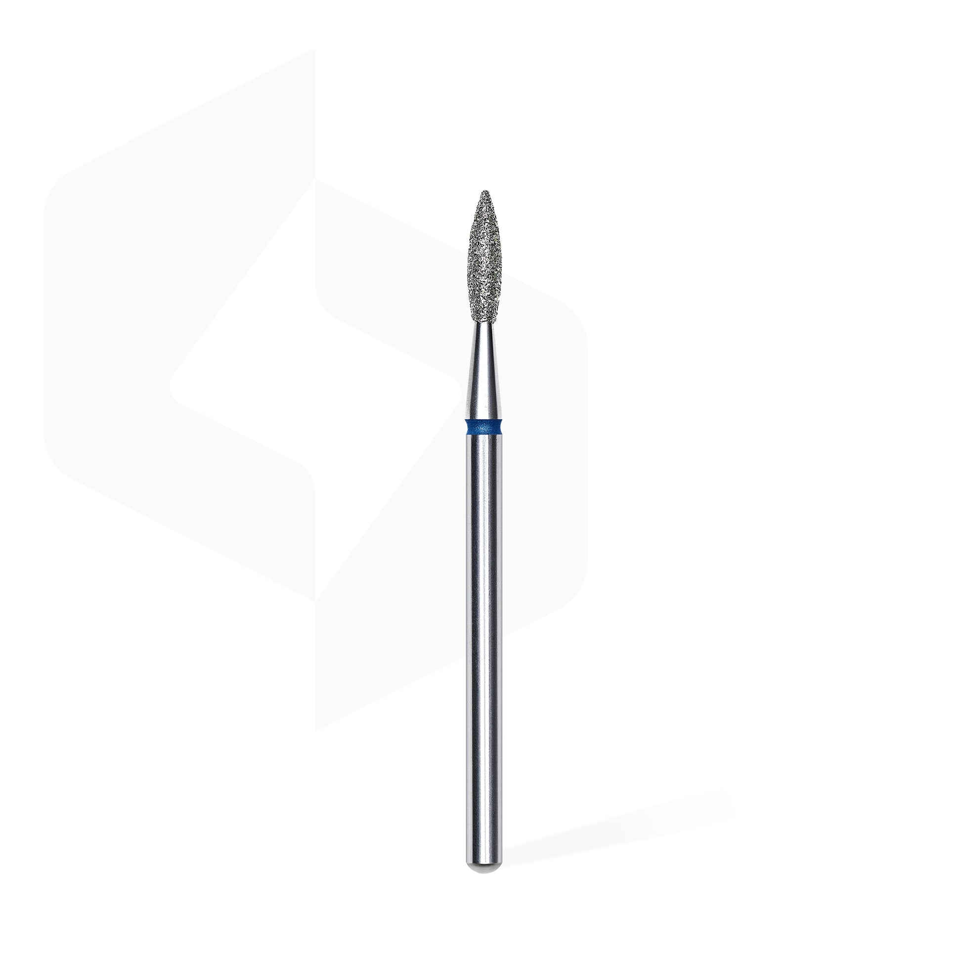 STALEKS PRO EXPERT pointed flame blue diamond nail drill bit 2.1 × 8 mm