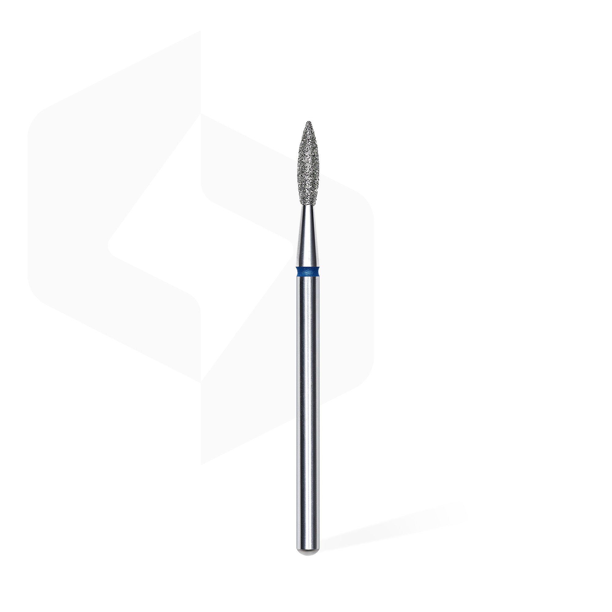 STALEKS PRO EXPERT pointed flame blue diamond nail drill bit 2.1 × 8 mm