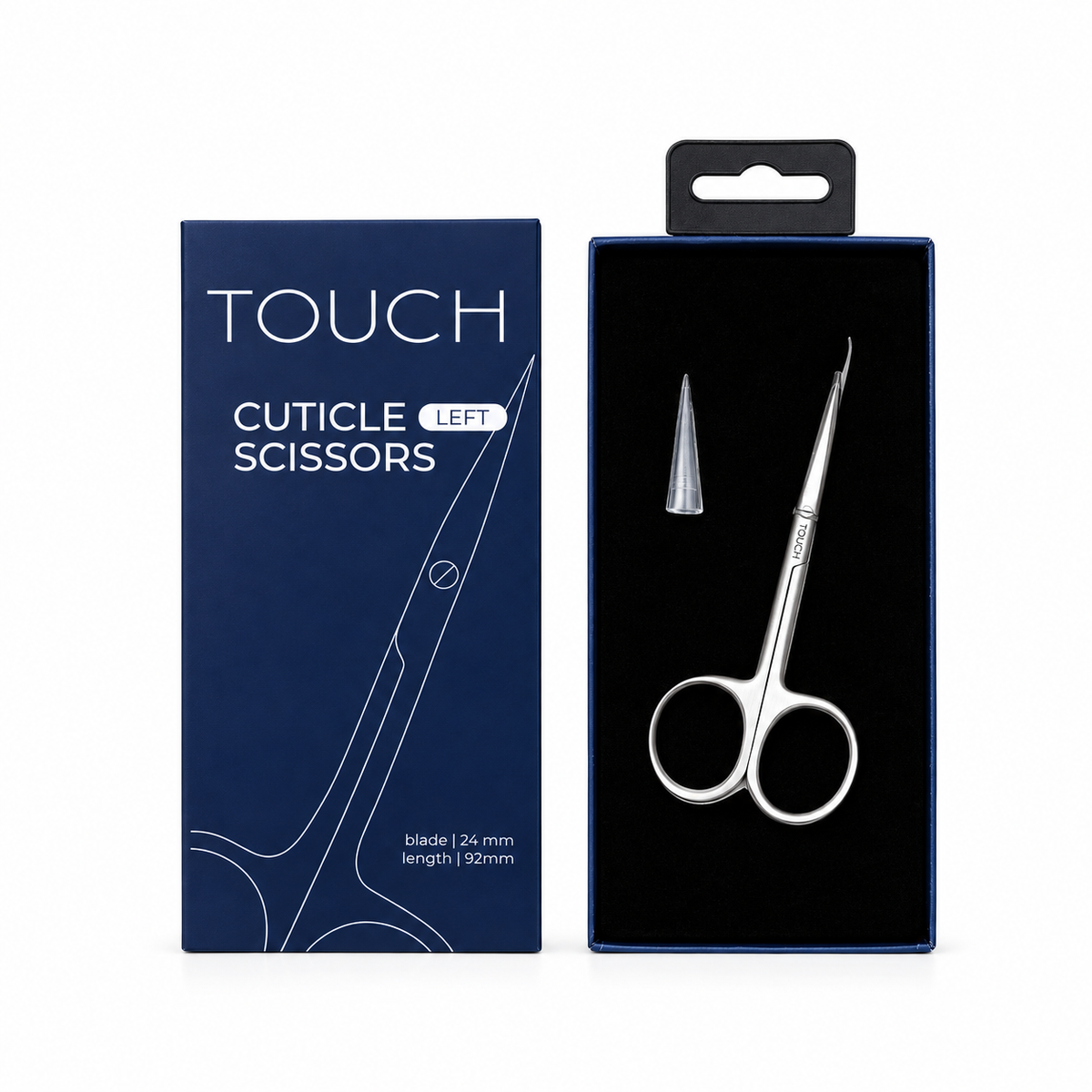 TOUCH Professional Cuticle Scissors Left-Handed , 92мм