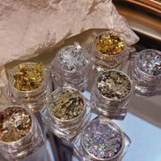 Metallic Nail Art Foil, Gold, Silver and Champagne