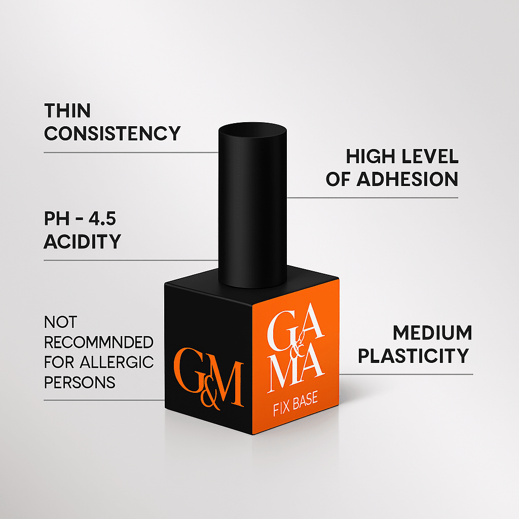 GA&MA Fix Base, 15 ml - NailGlow Supplies
