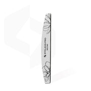 STALEKS PRO EXPERT 40 white crescent mineral nail files 180/240 grit pack of 25 