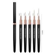 Precision Liner Brush Set (5 pcs) - NailGlow Supplies