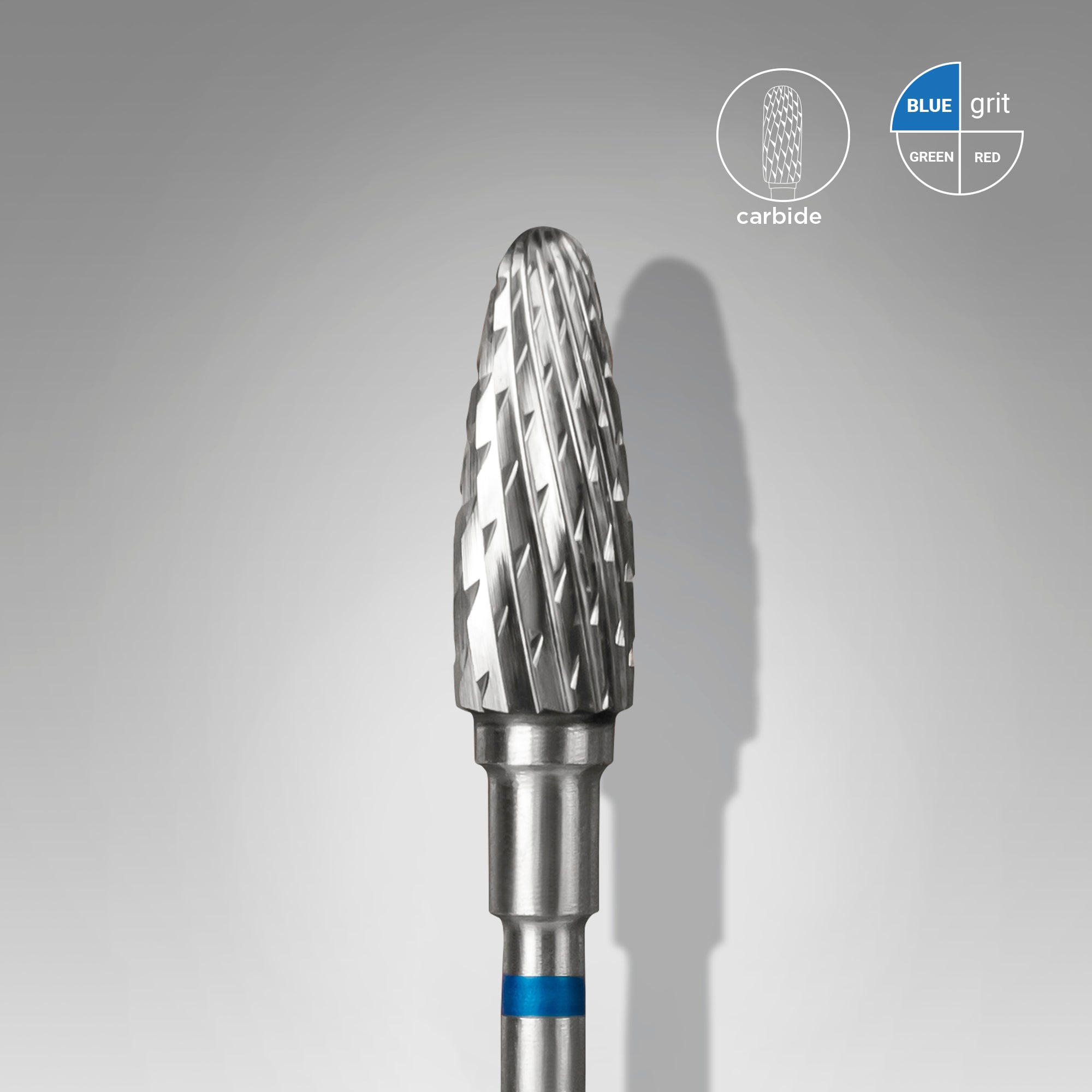 STALEKS PRO EXPERT blue corn carbide nail drill bit, 5 × 13 mm