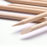 Orange Wood Cuticle Pushers, 100 pcs