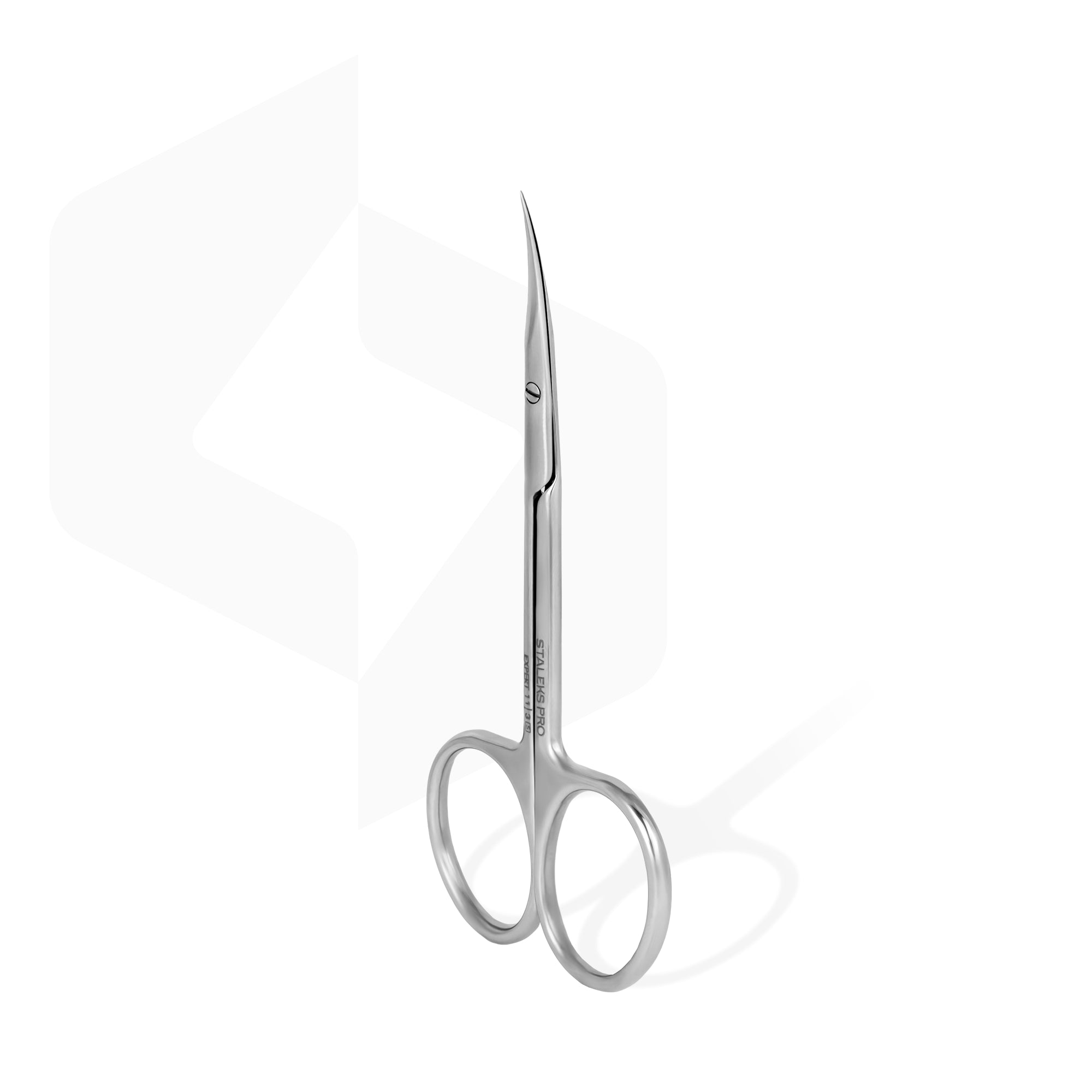 STALEKS PRO EXPERT 11 TYPE 3 professional left-handed cuticle scissors with curved blades