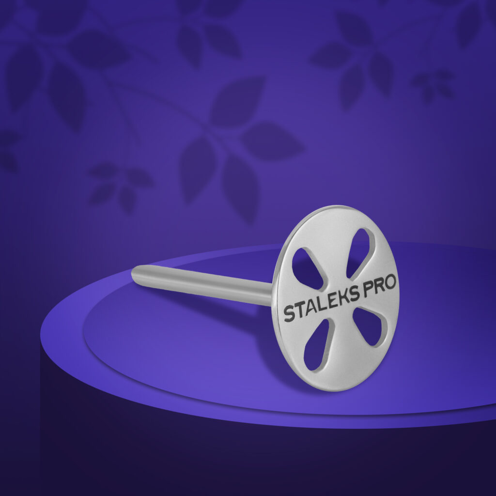25 mm stainless-steel STALEKS PRO PODODISC L with elongated shank