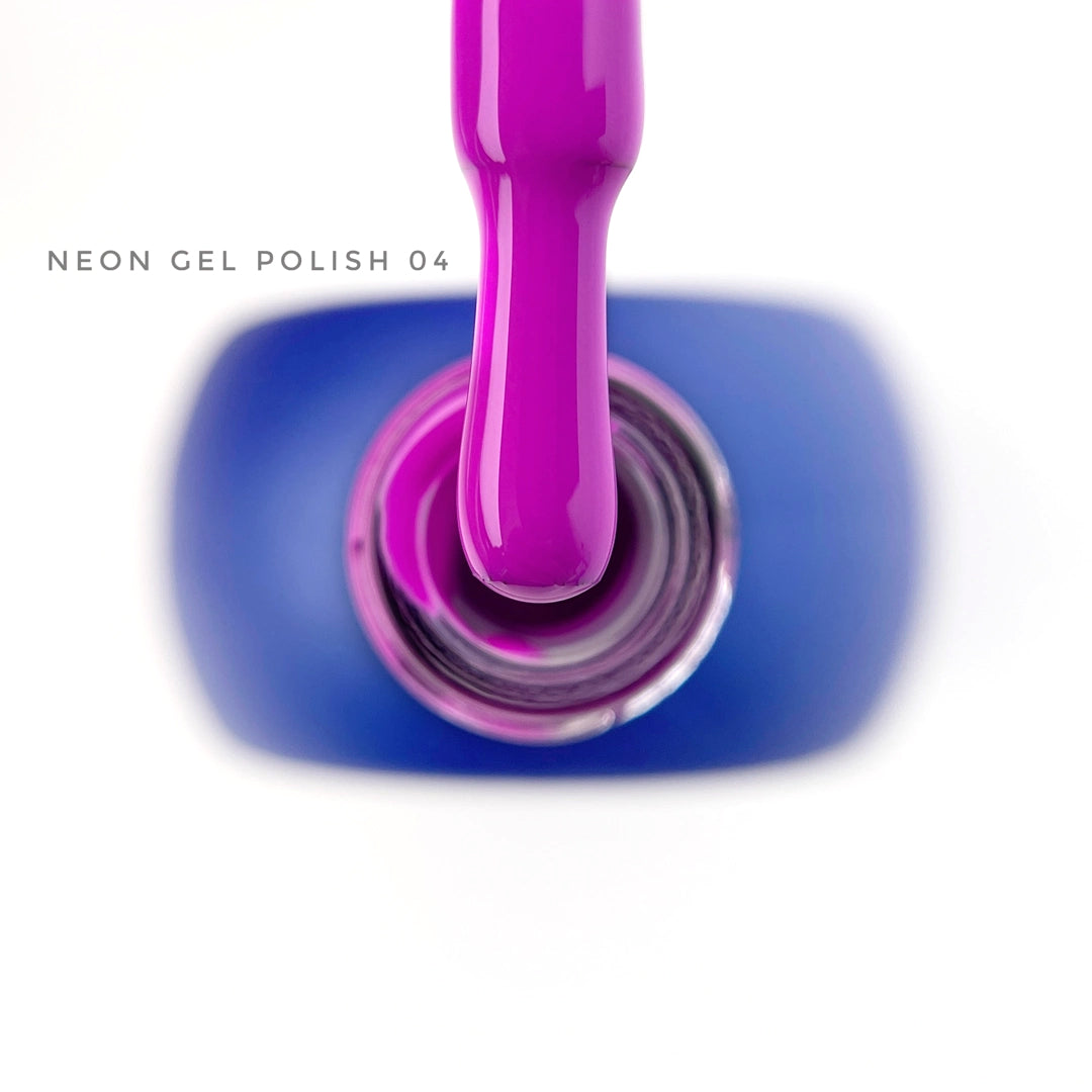 Touch Neon Gel polish, 9 ml - Electric Purple
