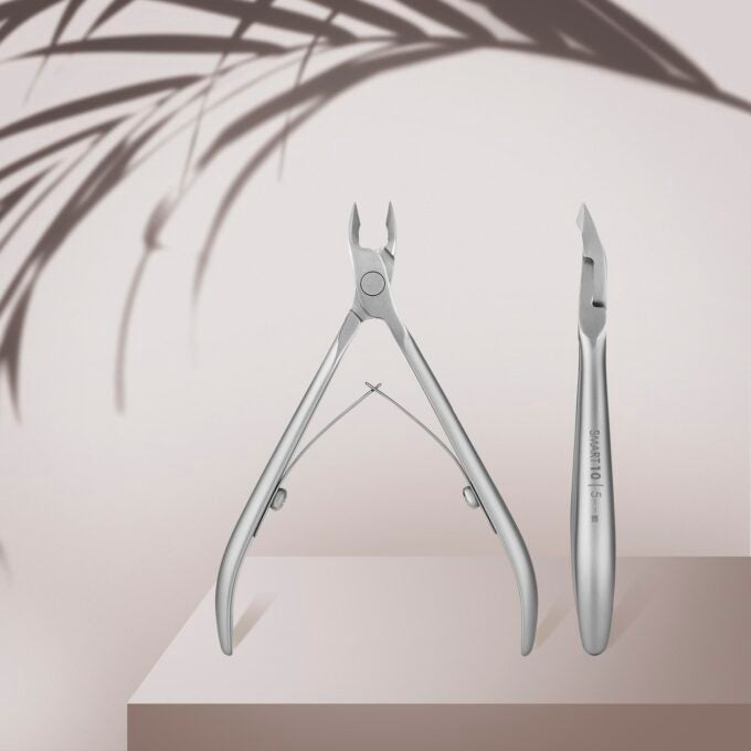 STALEKS PRO SMART 10 stainless steel professional cuticle nippers with 5 mm blades