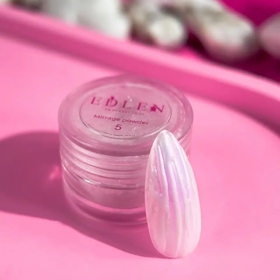 : EDLEN Mirage Powder Lilac Pearl soft lilac shimmer effect
