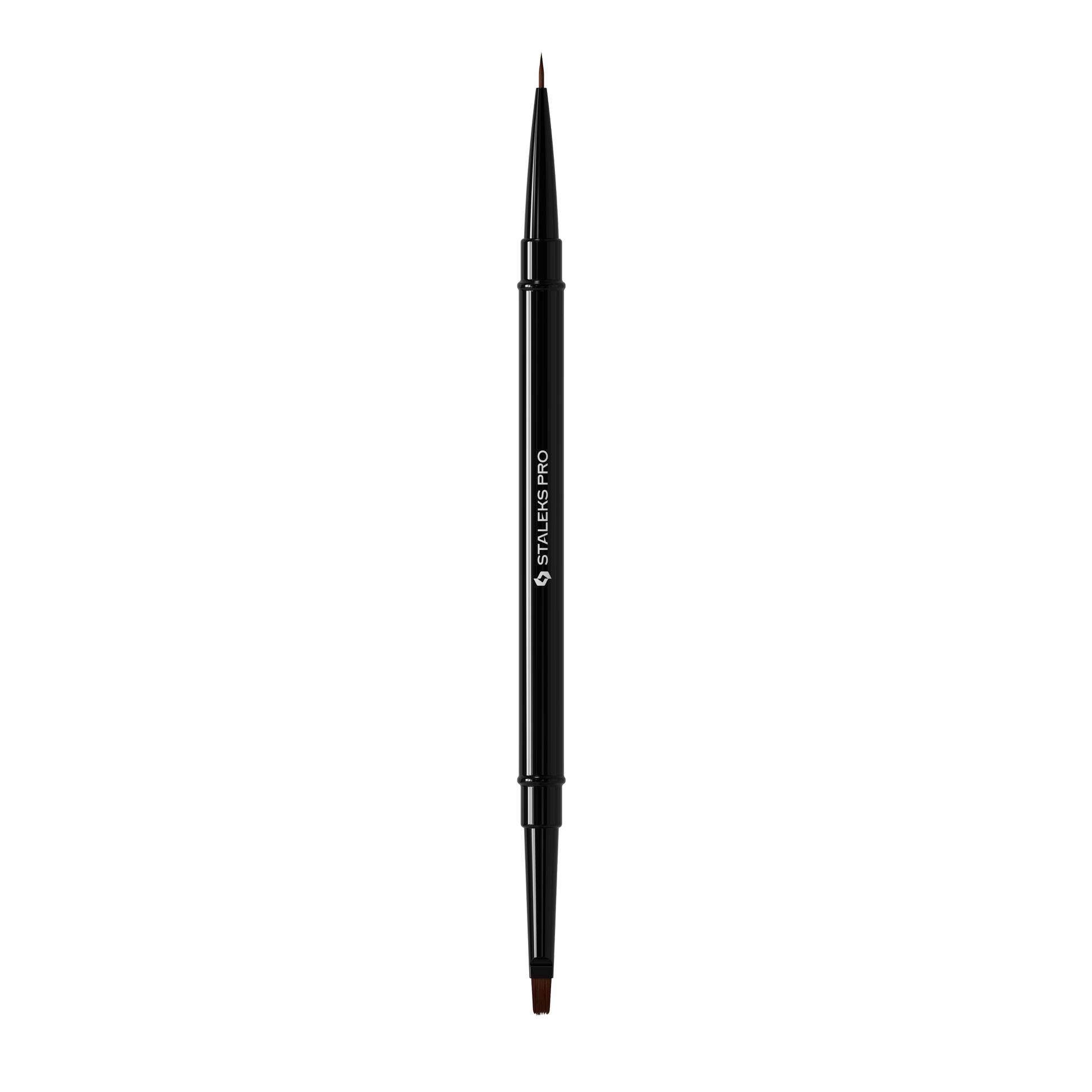 STALEKS PRO EXPERT 01/04 double-ended liner and gel nail brush