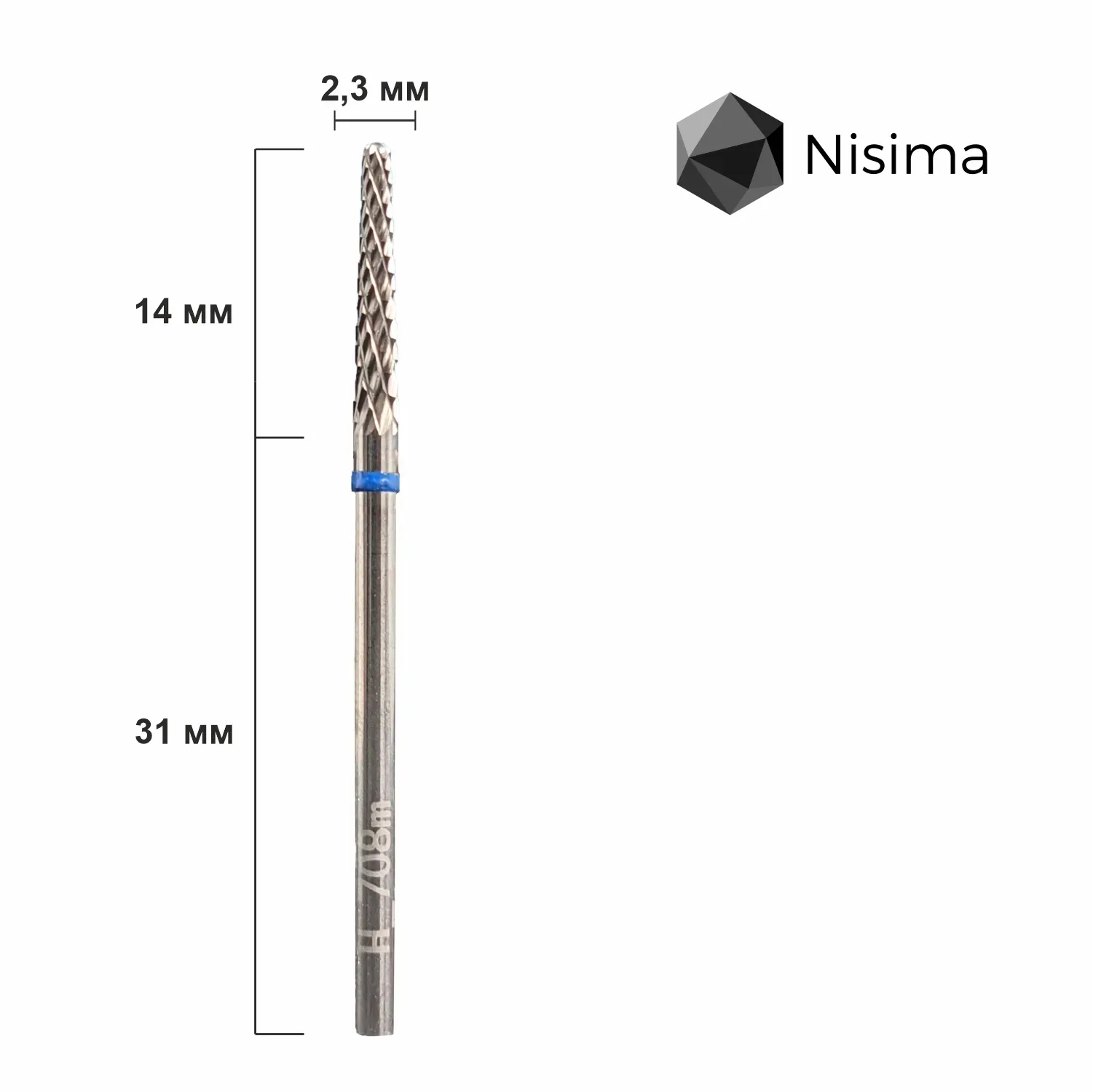 Nisima Professional E-File Bit Set, 7 pcs