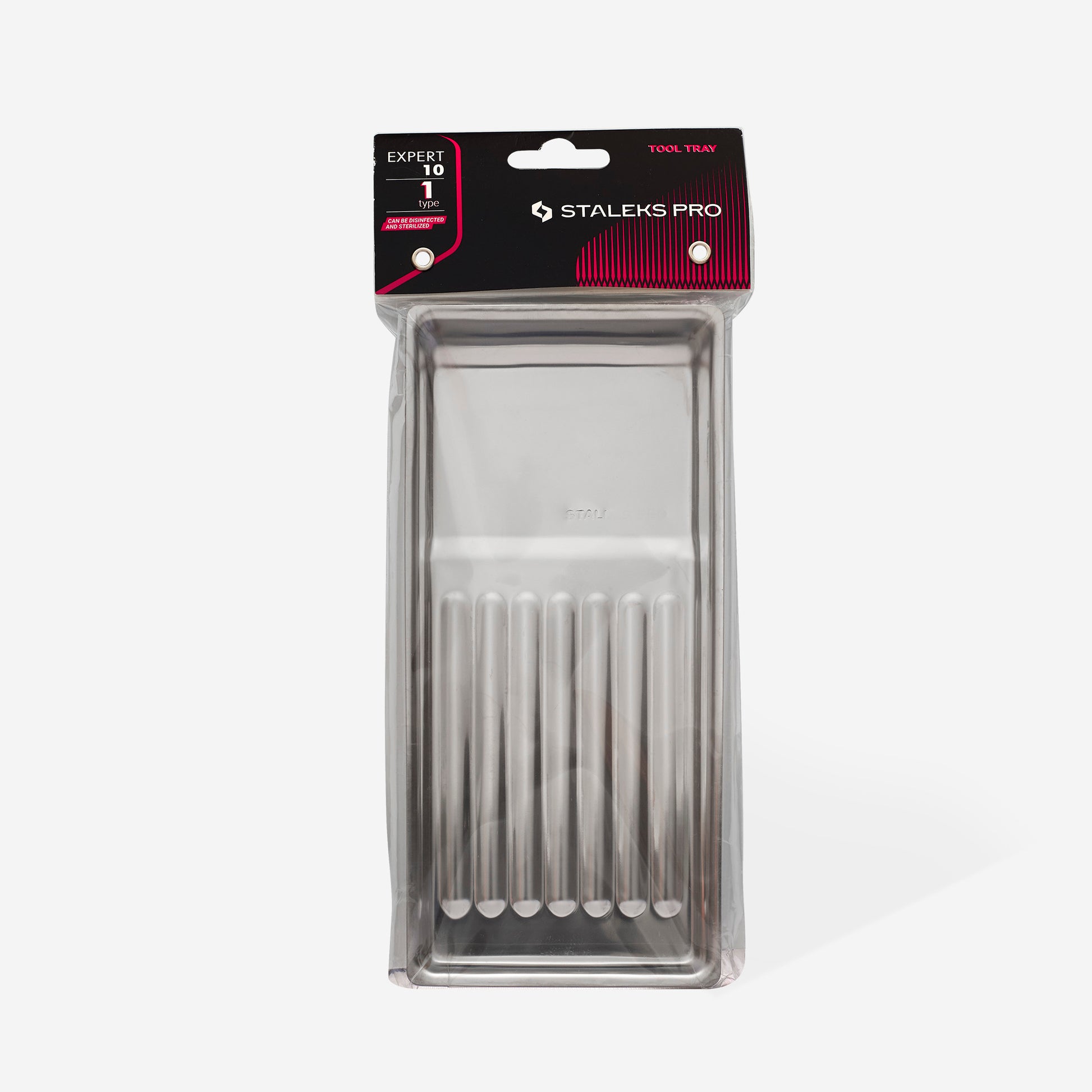 STALEKS PRO EXPERT 10 TYPE 1 stainless steel manicure tool tray