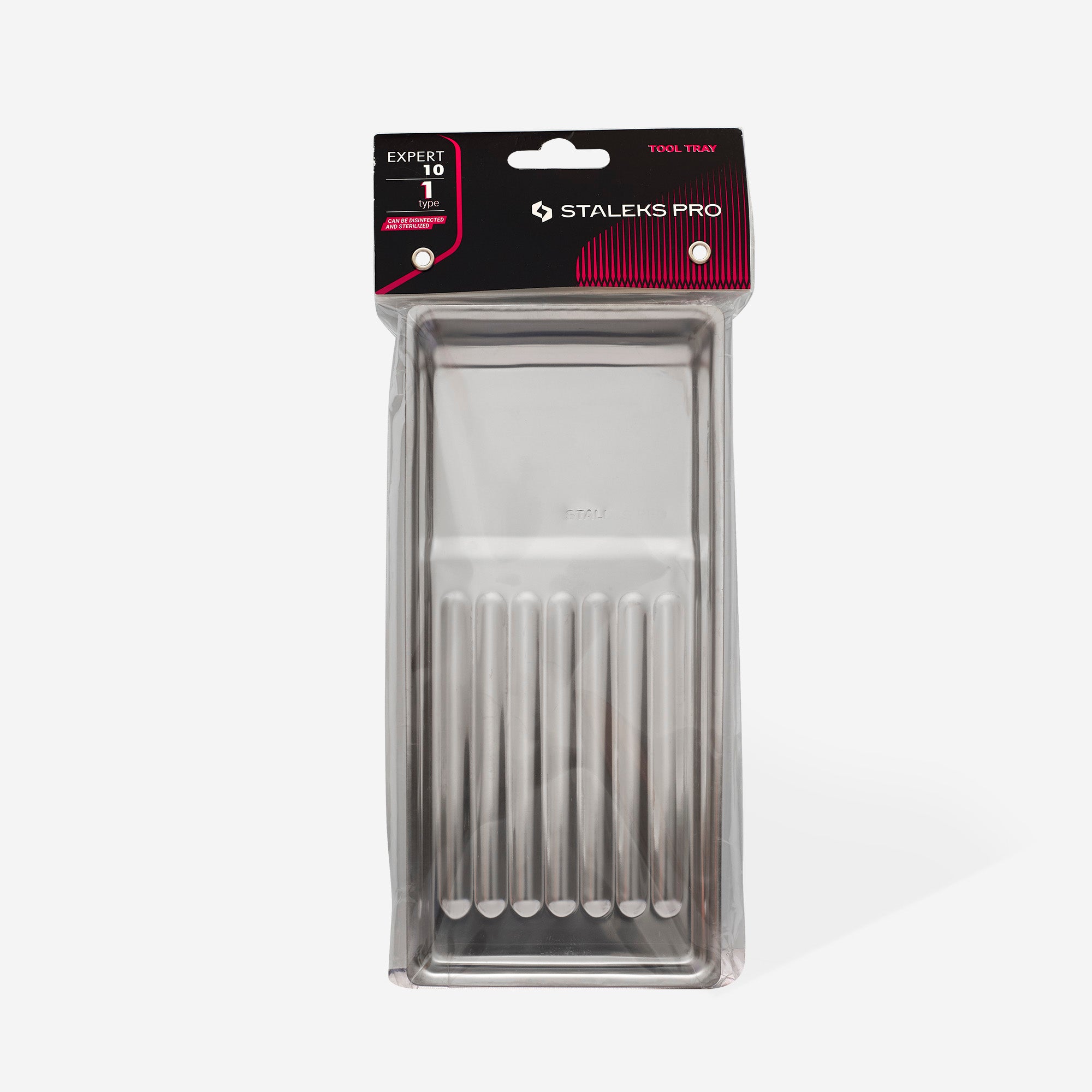 STALEKS PRO EXPERT 10 TYPE 1 stainless steel manicure tool tray