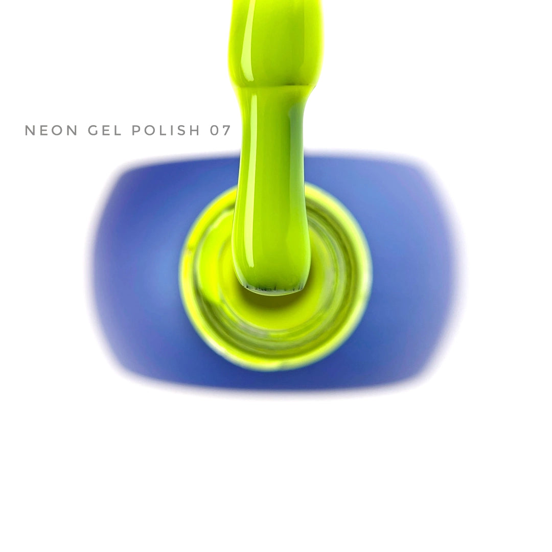 Touch Neon Gel polish, 9 ml -Fluorescent Yellow