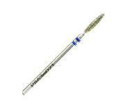 Nisima Diamond Nail Drill Bit Blunt Flame, 2.1 mm, Medium