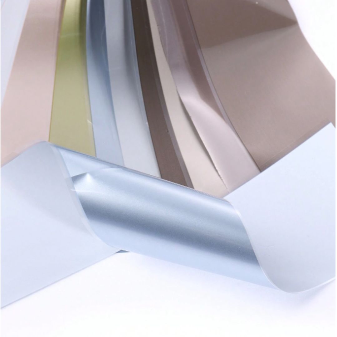 Silver and Cool Gold Transfer Nail Foil Set, 10 Designs