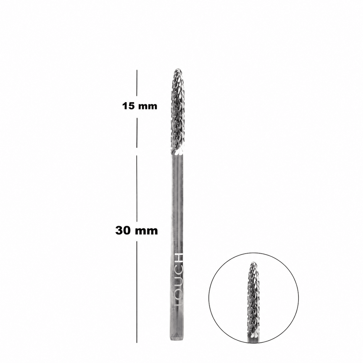 TOUCH Comfort Carbide Drill Bit - for Arch Filing - NailGlow Supplies