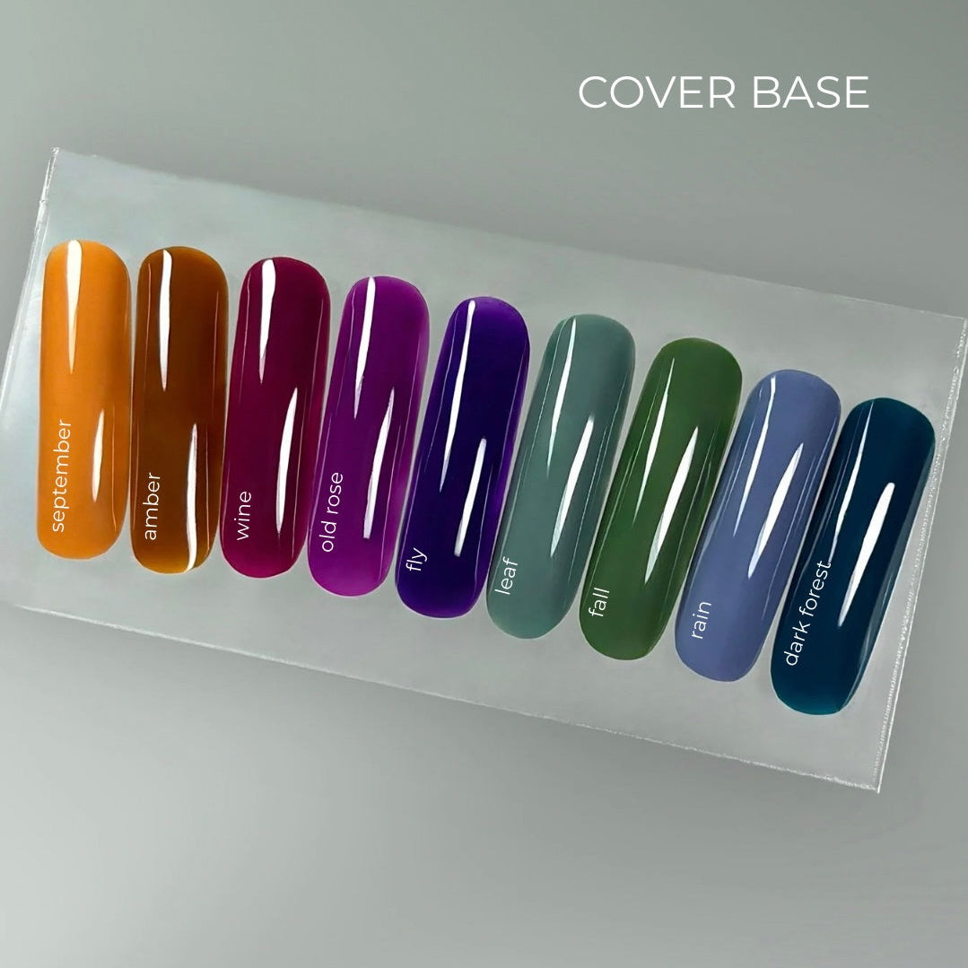 colour swatch with 9 different colours