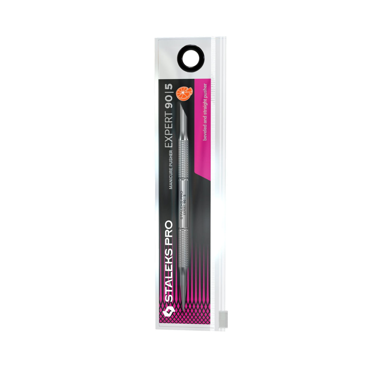 STALEKS PRO EXPERT 90 TYPE 5 Manicure Pusher – Bevelled and Straight Pusher - NailGlow Supplies