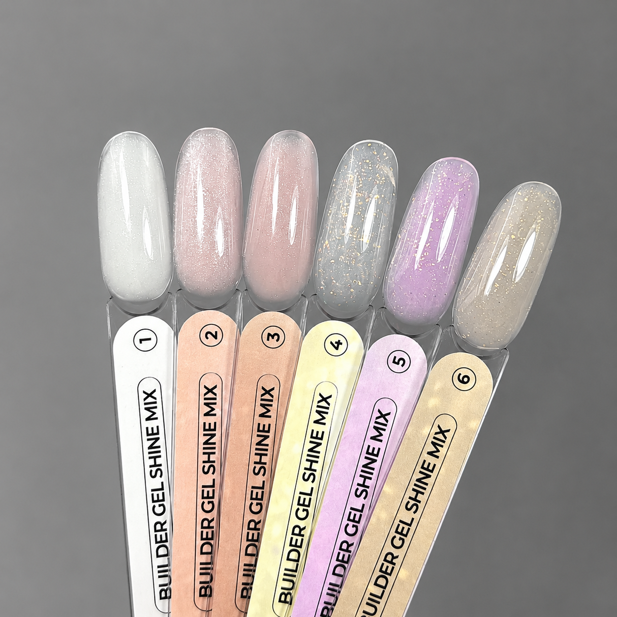 TOUCH Builder Gel Shine Mix, 15 ml shade collection