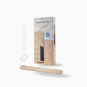 STALEKS PRO EXPERT 20 disposable straight wooden nail file bases pack of 50 