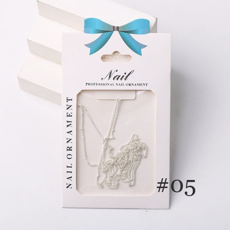 Ultra-Fine Crystal Nail Chain