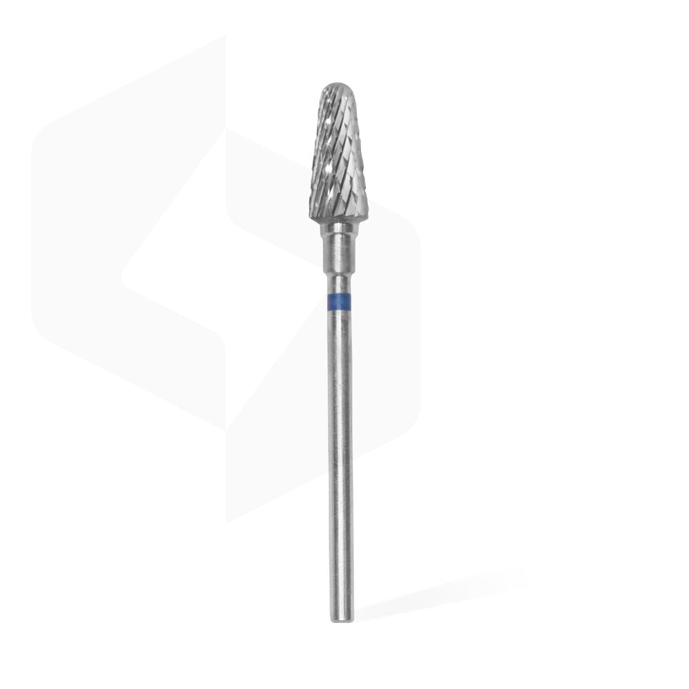 STALEKS PRO EXPERT blue frustum carbide e-file bit, 6 × 14 mm