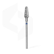 STALEKS PRO EXPERT blue frustum carbide e-file bit, 6 × 14 mm