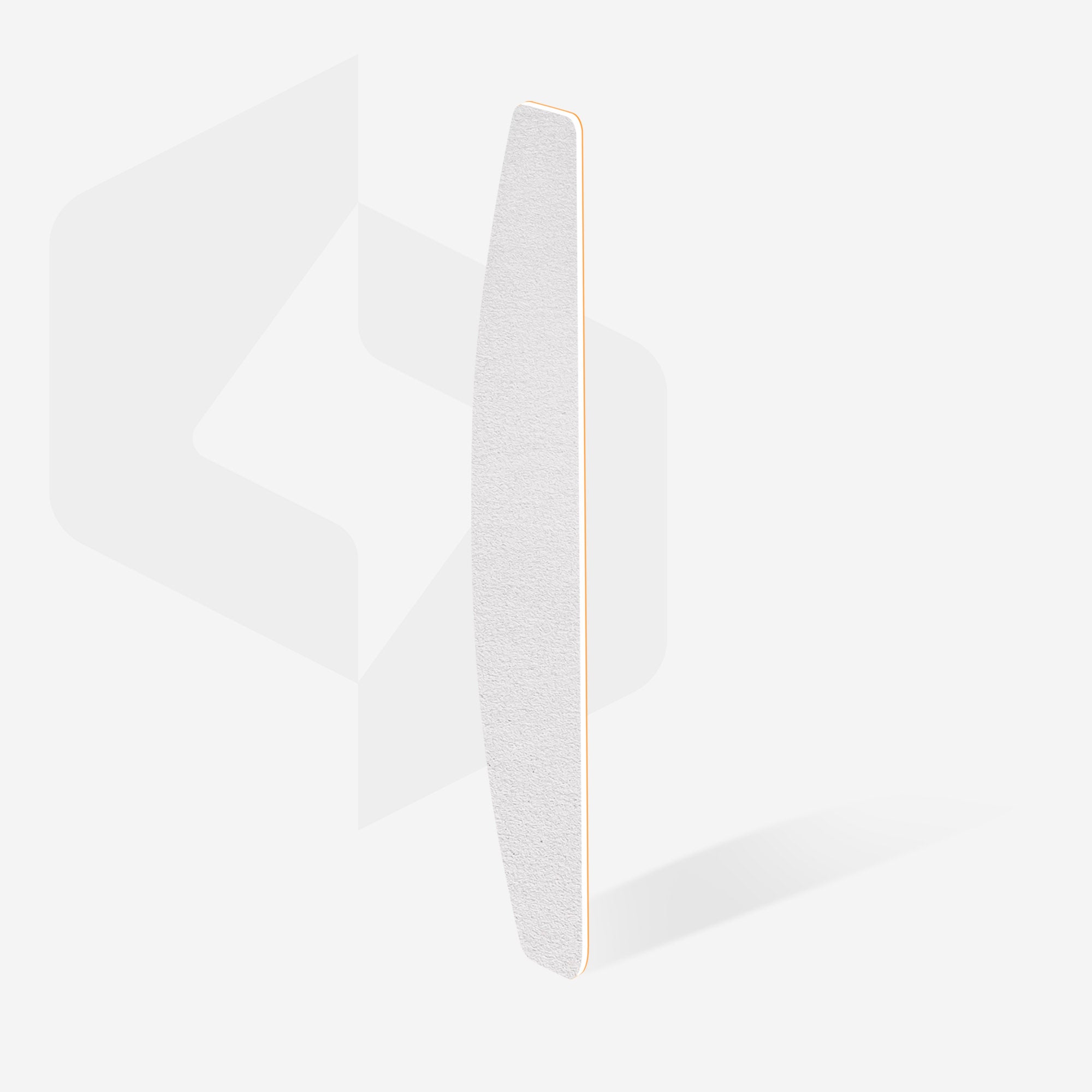 STALEKS PRO EXPERT 40 white crescent adhesive nail file refills, 240 grit, 30 pcs