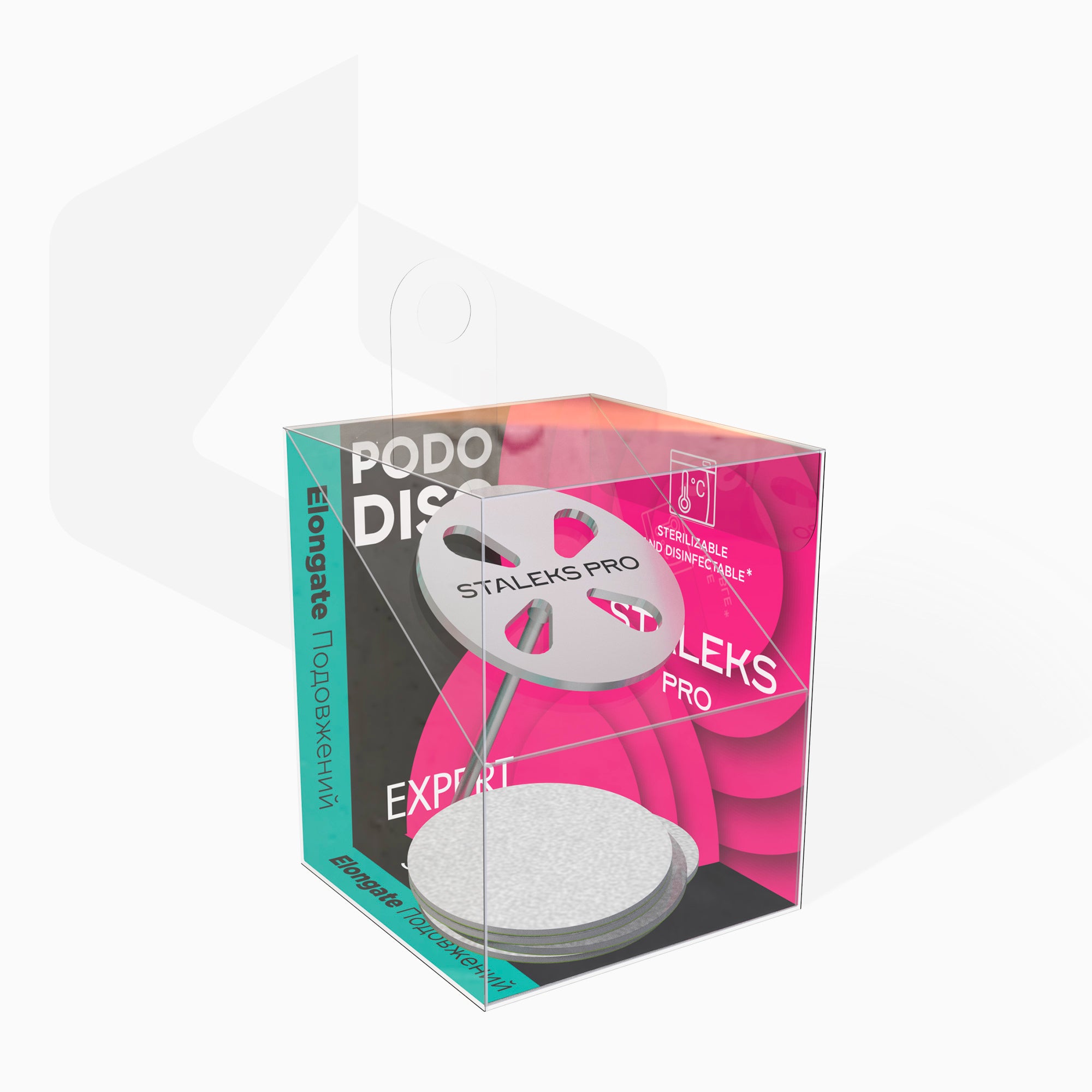 STALEKS PRO EXPERT PODODISC L elongated 25 mm pedicure disc set