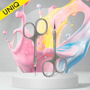 STALEKS PRO UNIQ 20 TYPE 4 asymmetric cuticle scissors