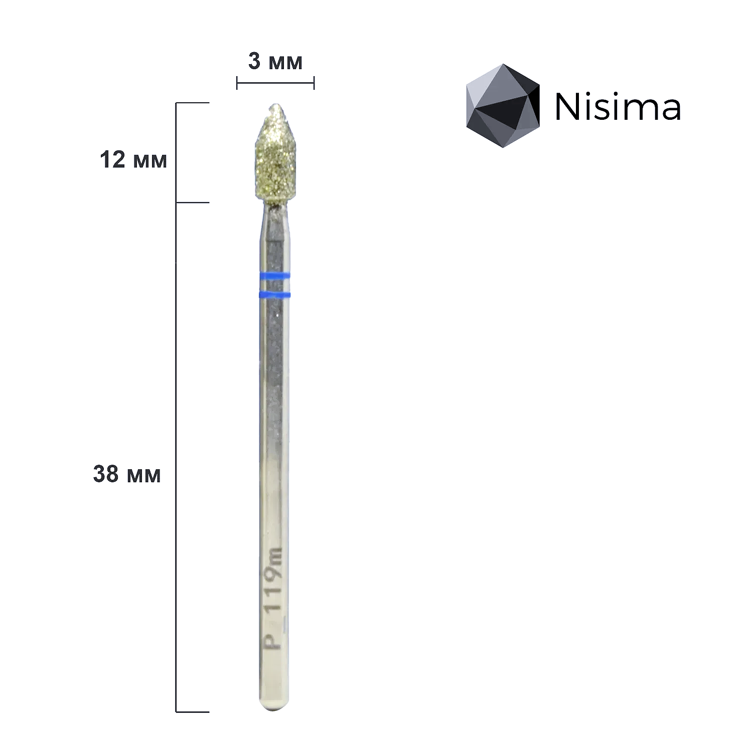 Nisima Professional E-File Bit Set, 7 pcs