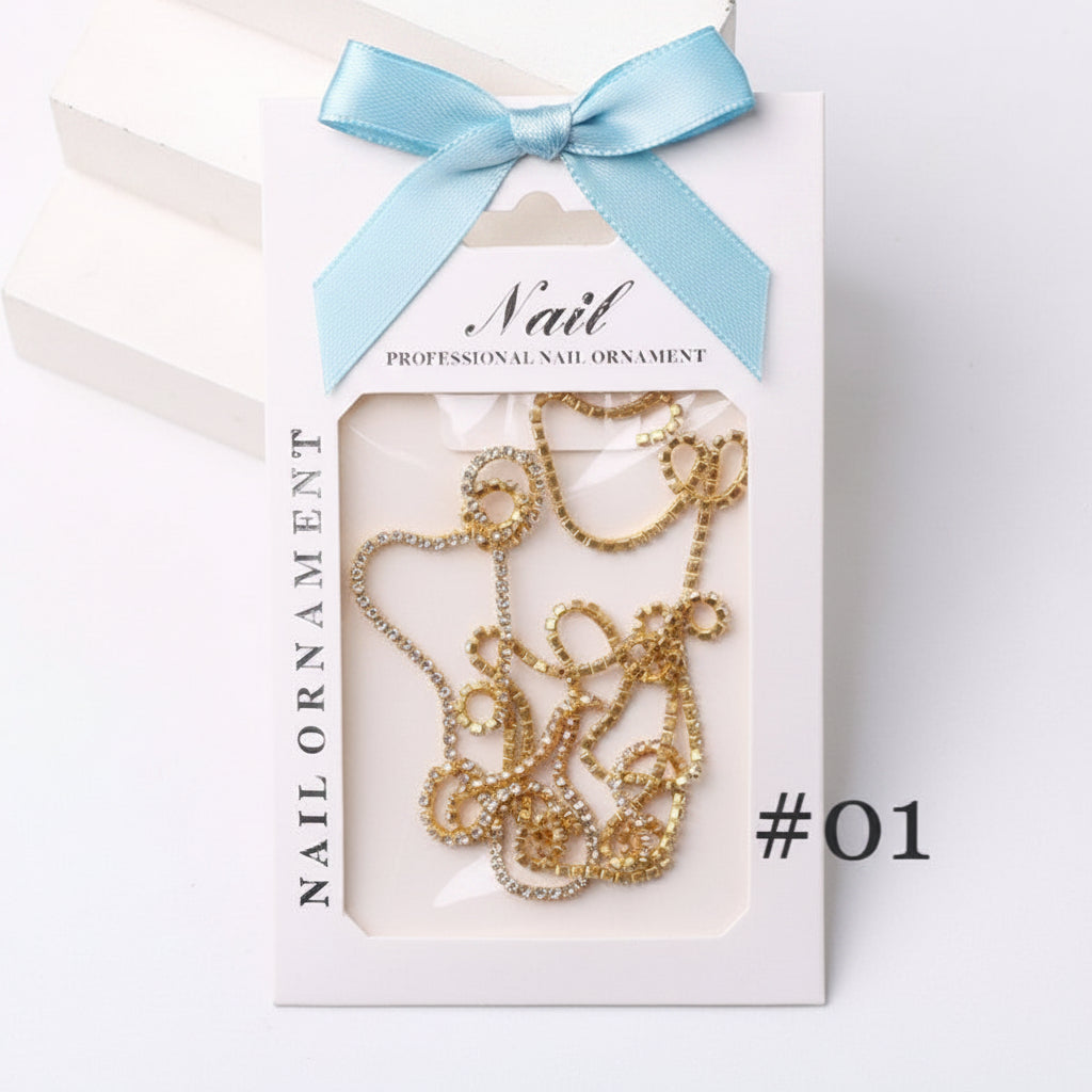 Ultra-Fine Crystal Nail Chain